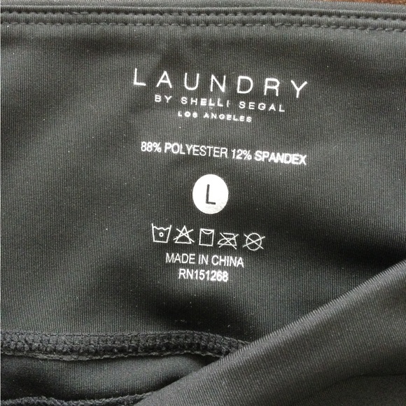 Laundry by Shelli Segal Capri Leggings, w/media pockets, L, NWT, Retail:$68 - Picture 5 of 8